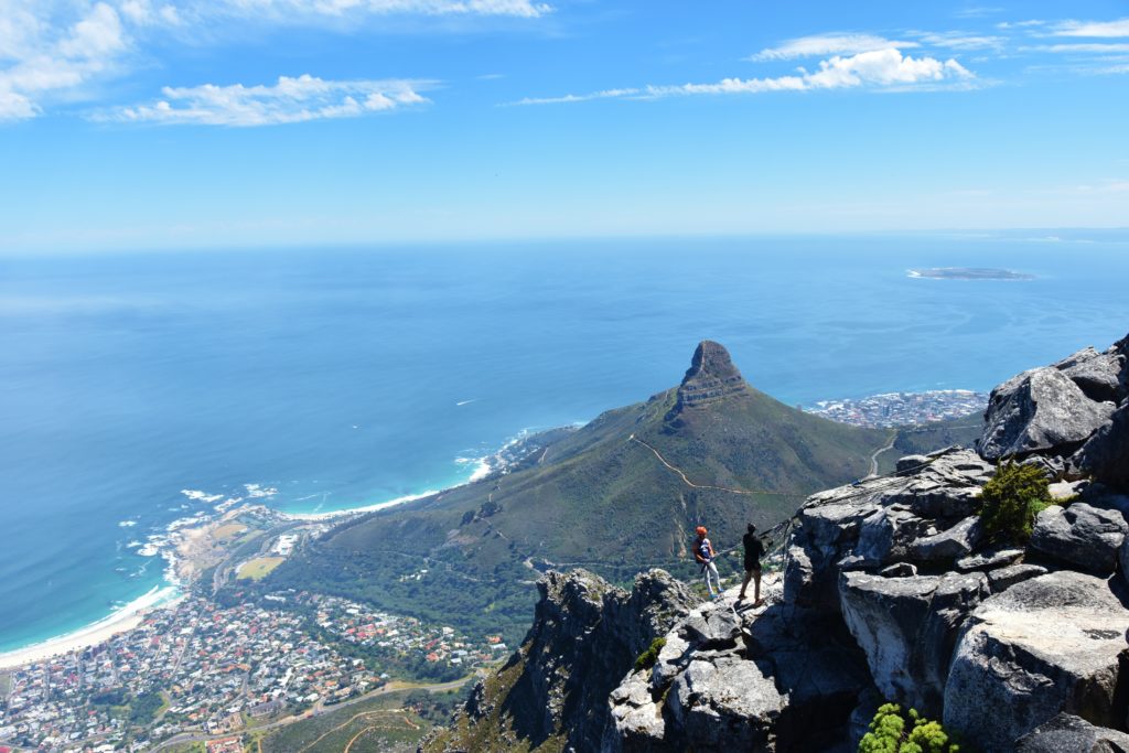 Panorama su Lion's Head dalla Table Mountain