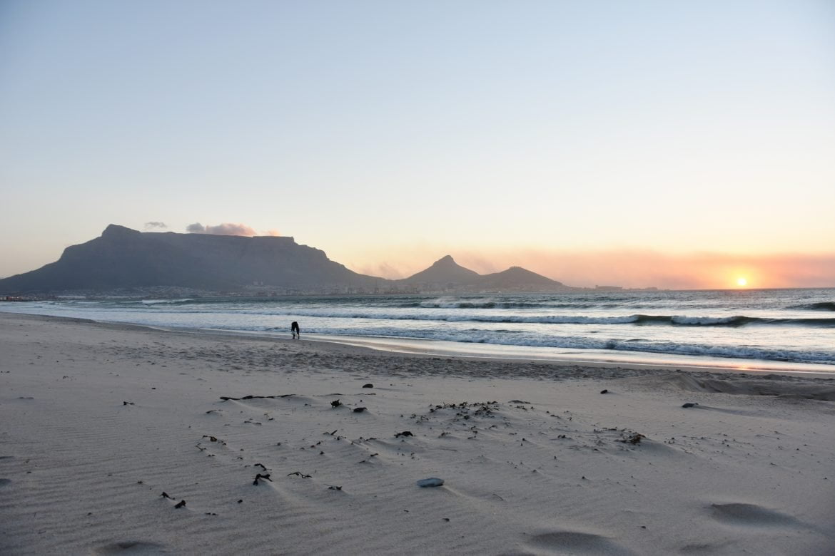 Tramonto sulla Table Mountain