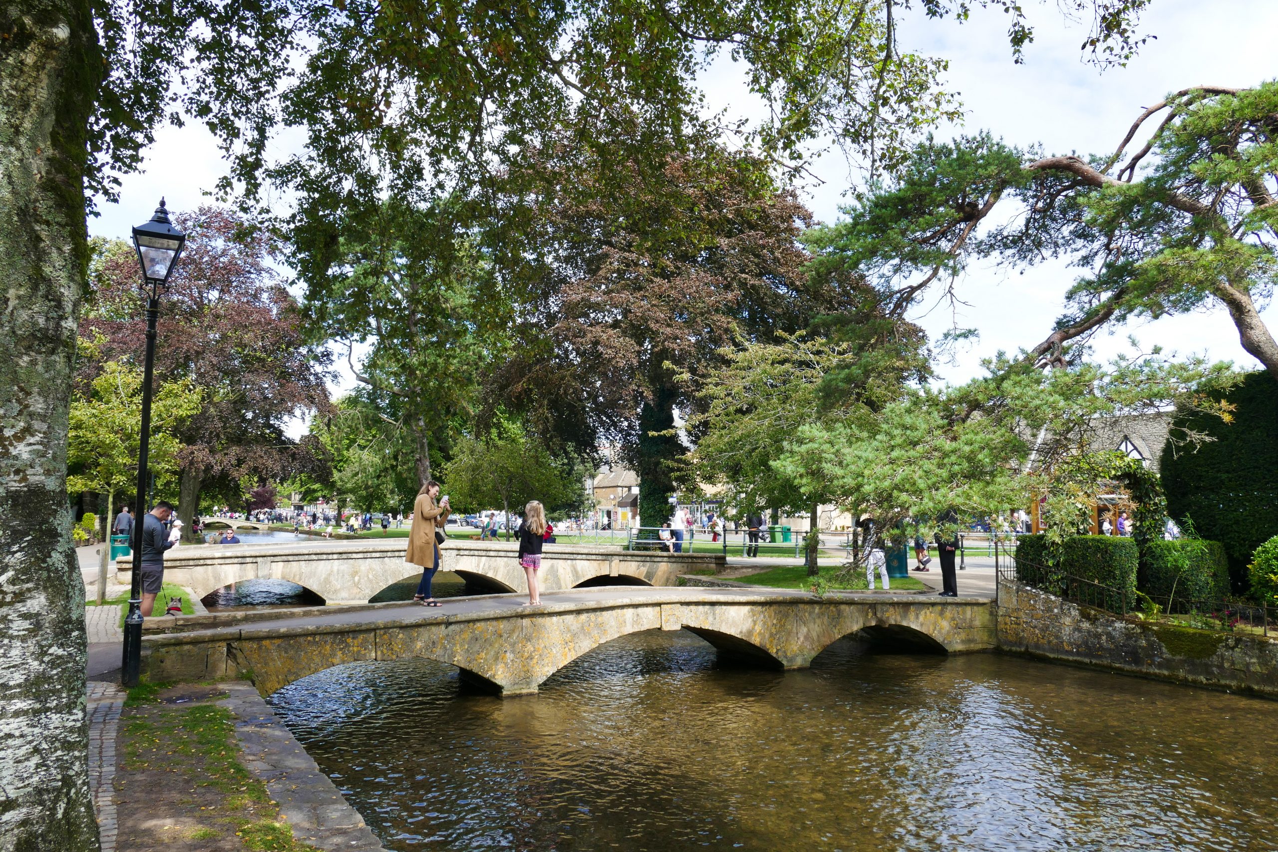 I tipici canali a Bourton-on-the-water