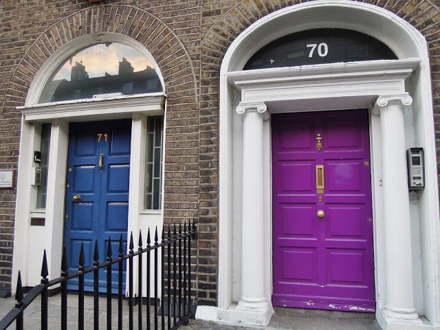 Le porte colorate di Dublino: dove trovarle