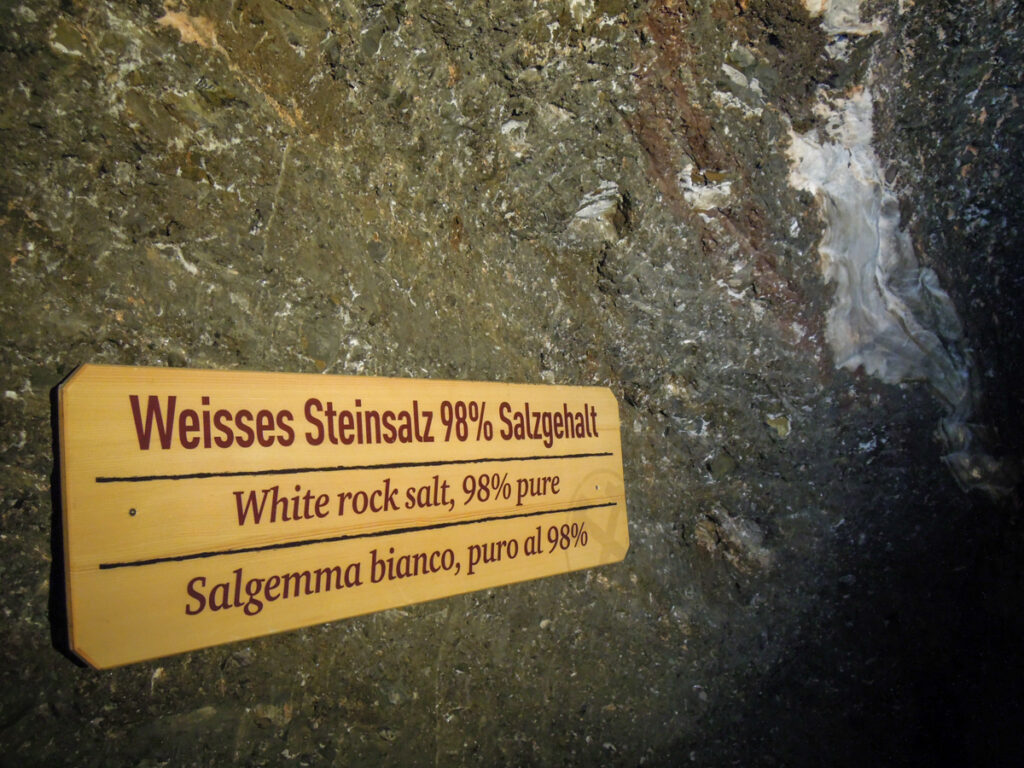 Filone di sale alla Miniera di Hallein
