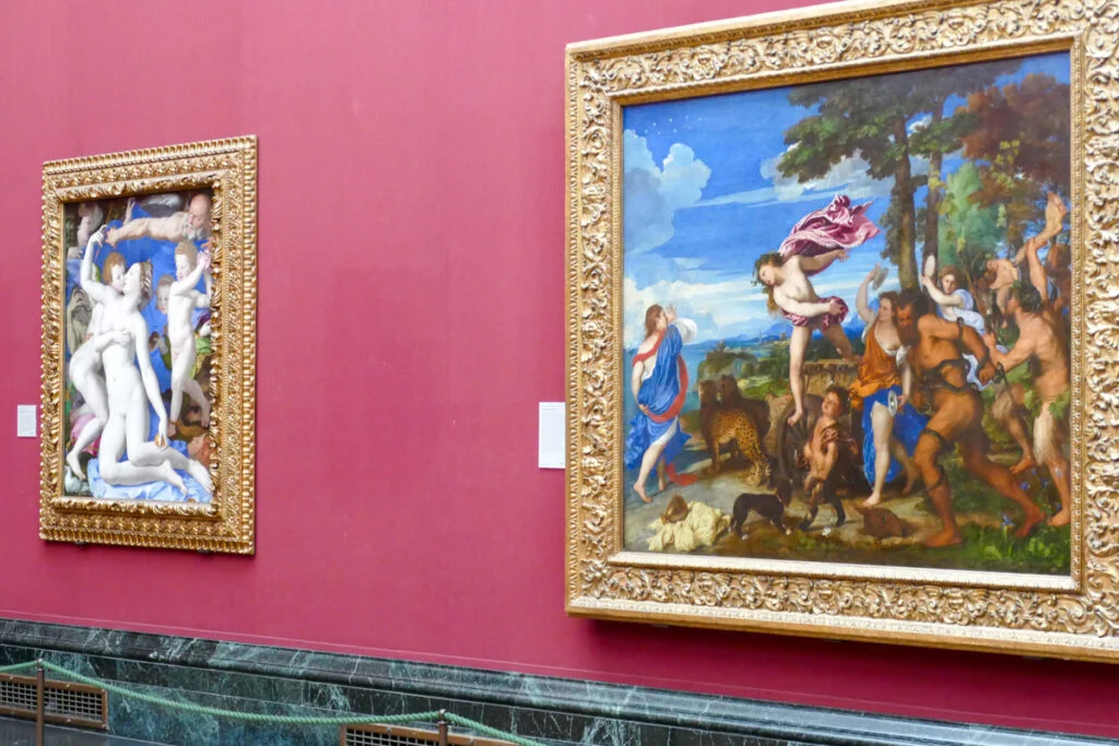 Il dipinto Bacco e Arianna di Tiziano