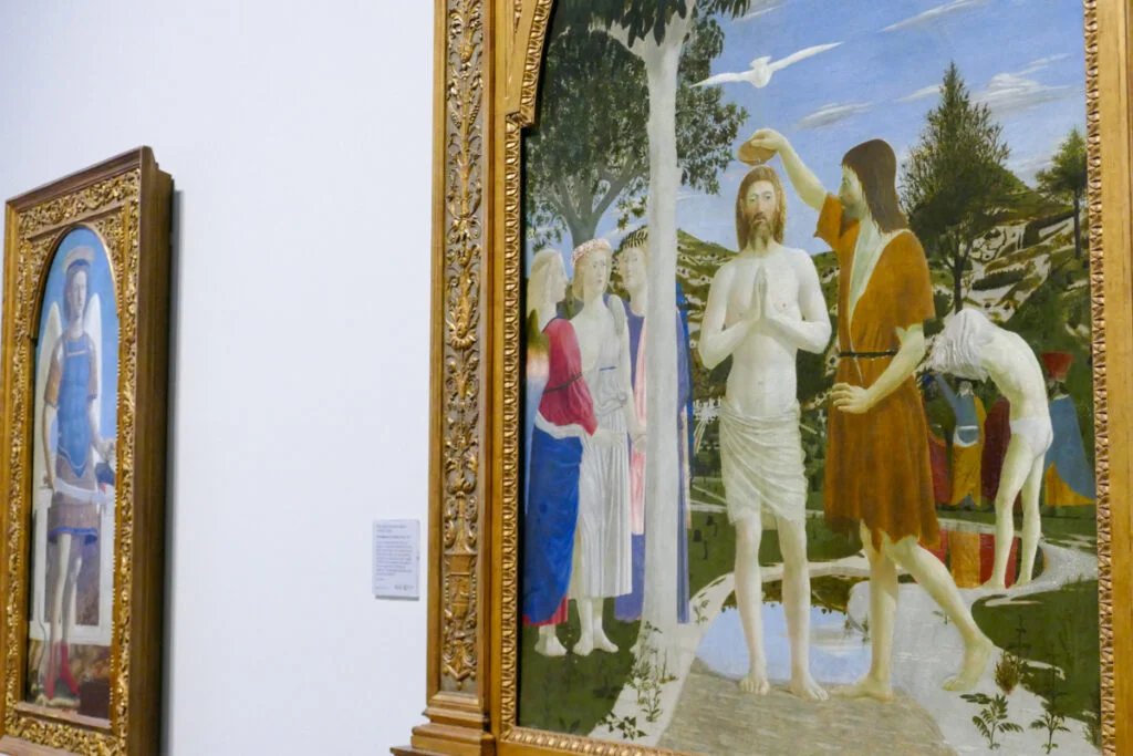 Il dipinto Il Battesimo di Cristo