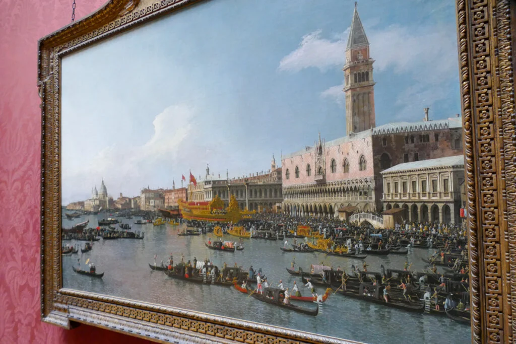 Il dipinto Il Bacino di San Marco di Canaletto
