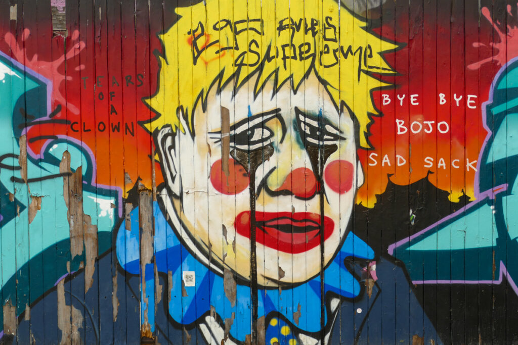Murale Boris Johnson