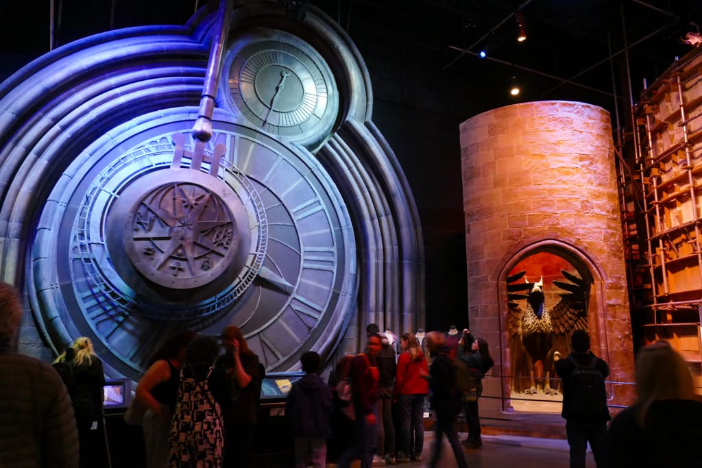 Orologio del Castello di Hogwarts agli Studios di Harry Potter