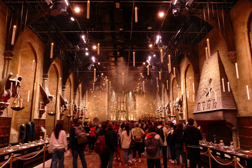 Sala Grande ai WBStudios Harry Potter