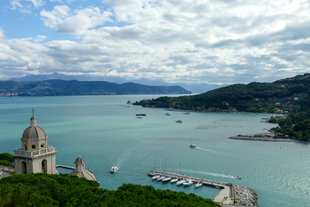 Cosa vedere a Portovenere e dintorni My Scratch Map - Travel Blog Panorama sul Golfo dei Poeti