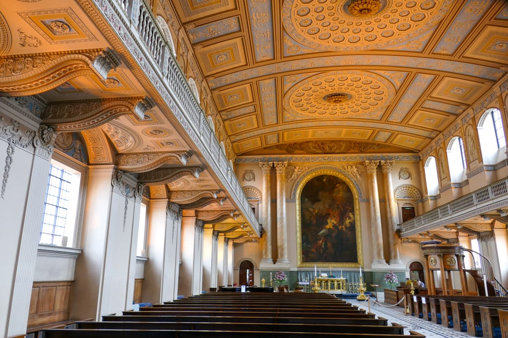 Visitare la Painted Hall a Greenwich, la Cappella Sistina britannica My Scratch Map - Travel Blog Cappella dei Santi Pietro e Paolo