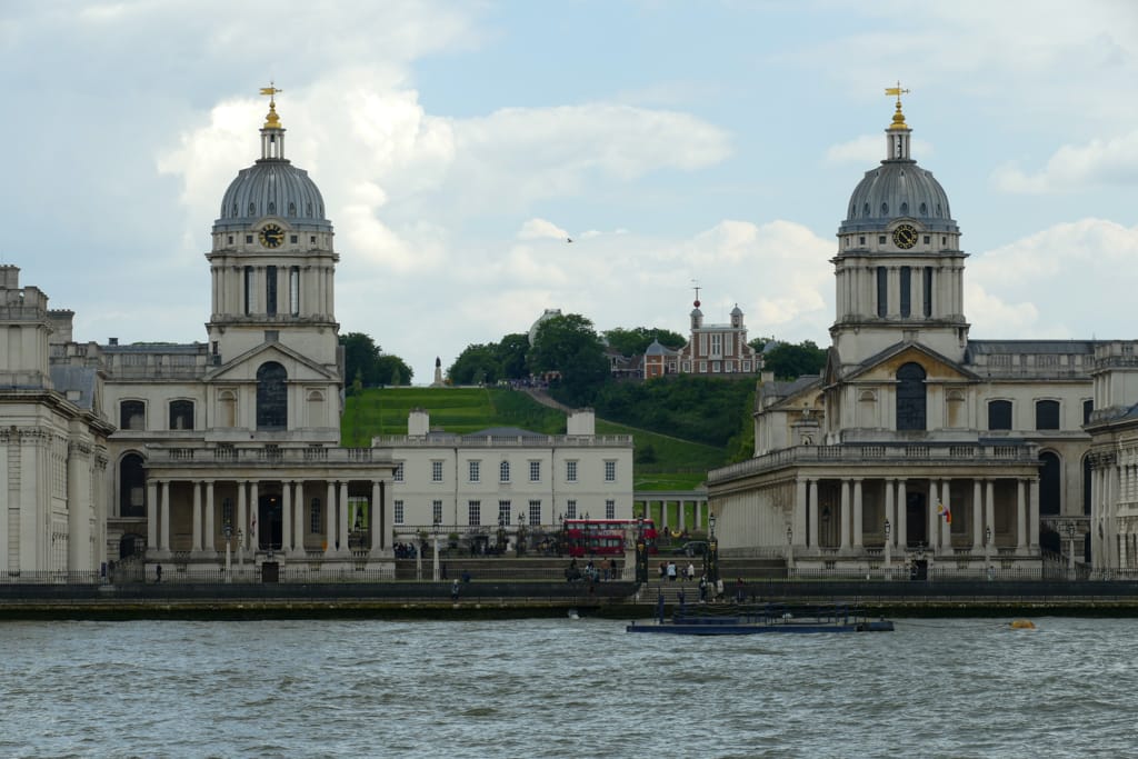 Visitare la Painted Hall a Greenwich, la Cappella Sistina britannica My Scratch Map - Travel Blog Greenwich visto dal Tamigi